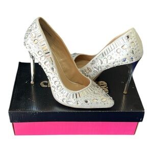 Charlotte Russe Silver Stiletto Heels